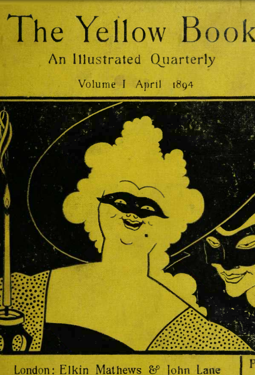 Figure 4: The cover of the inaugural issue of The Yellow Book